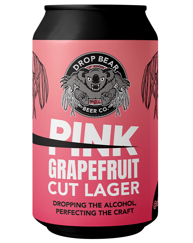 Drop Bear, Pink Grapefruit Cut Lager 