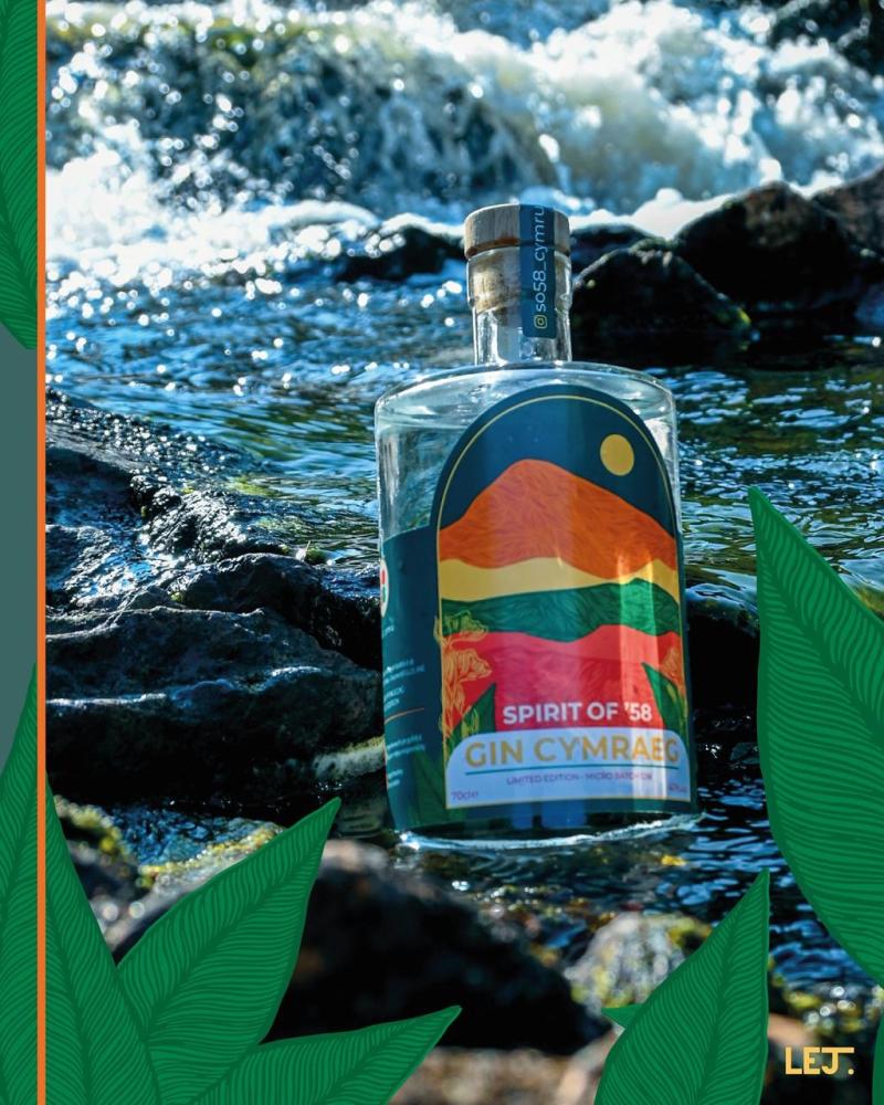 Spirit of '58, Gin Cymraeg Limited Edition Micro Batch Gin 