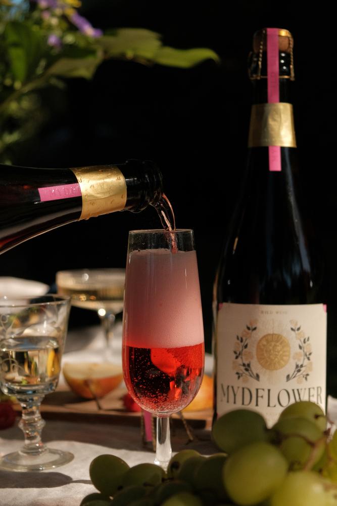 Mydflower Sparkling Raspberry Wine