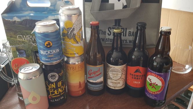 Welsh Craft Beer - Stori Bag with 9 Welsh Craft Beers. Welsh Craft Beer - Stori Bag with 9 Welsh Craft Beers.