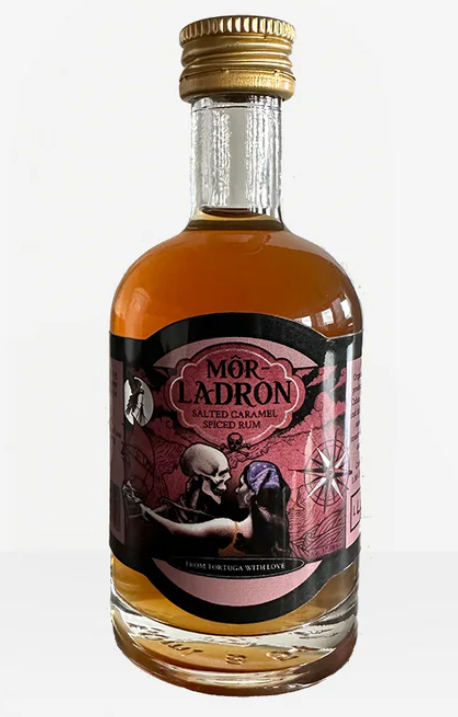 Mor Ladron, Salted Caramel Spiced Rum Mor-ladron, rum, salted caramel, spiced rum, salted caramel spiced rum