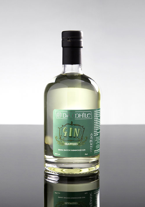 Da Mhile Seaweed Gin DaMhileSeaweedGin, WelshGin, WelshCraftGin, CraftGin