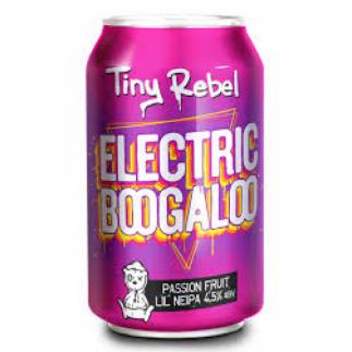 Tiny Rebel, Electric Boogaloo  Passionfruit NEIPA 4.5% 330ml Can