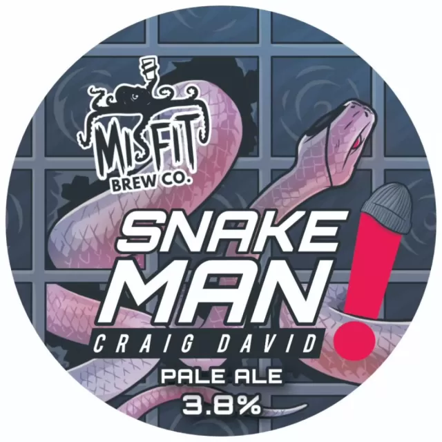 Misfit Brew Co, Snake Man Craig David 