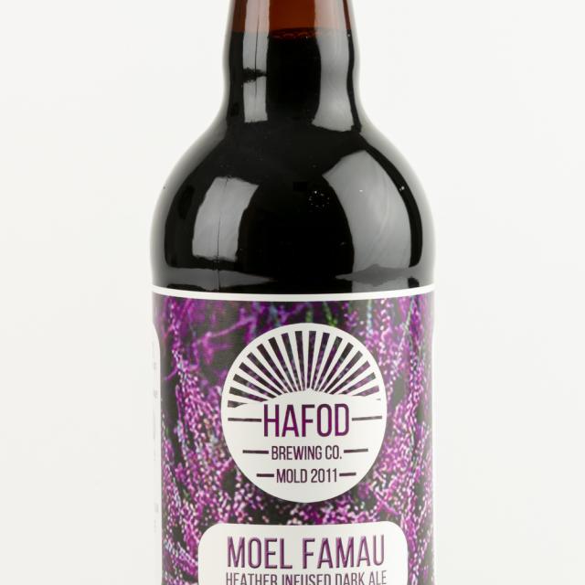 Hafod Moel Famau Heather Infused Dark Ale 4.1% 500ml bottle